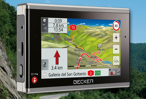 Becker Traffic Assist Pro Z302 Truck Navigation, primer navegador GPS para vehí­culos industriales