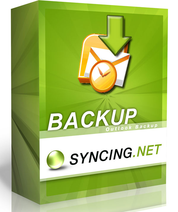 SYNCING.NET Outlook Backup 5.0, copia de seguridad para los datos de Microsoft Outlook