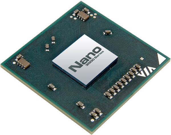 VIA Nano 3000, nuevos procesadores de bajo consumo para ultraportátiles