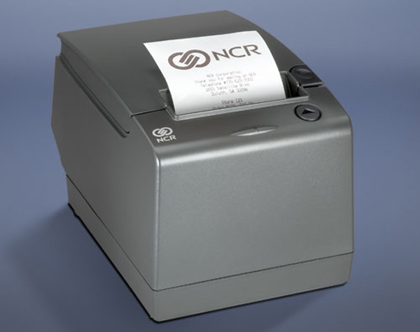 NCR RealPOS, impresora de tickets y recibos adhesivos para restaurantes