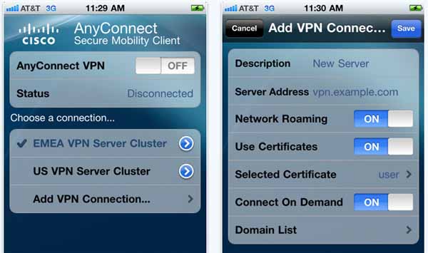 iPhone 4, iPod Touch, aplicación empresarial de Cisco para mejorar la seguridad de la red