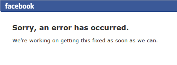 Facebook, la caí­da del jueves se debió a un error en un programa que solucionaba errores