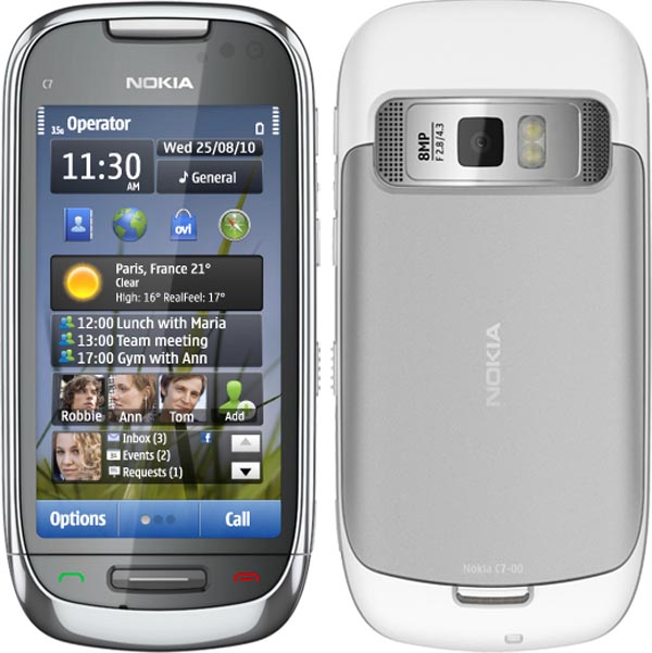 Nokia C7, hermano pequeño del Nokia N8 con cámara de 8 megapixels