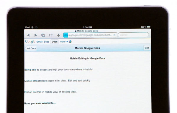 Ipad-iphone-google-docs