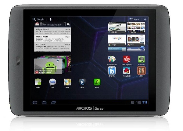 Archos 80 G9 y Archos 101 G9, tablets Android Honeycomb con disco duro y gran potencia