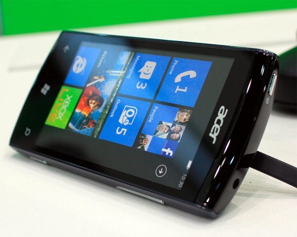 Acer Allegro, móvil con Windows Phone 7.5 Mango asequible