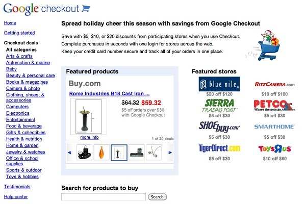 Fin de Google Checkout