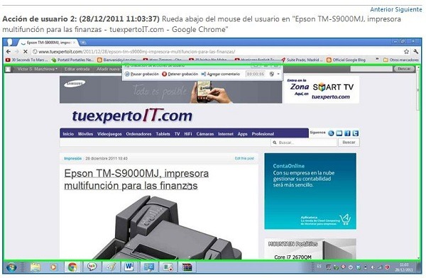 Grabador de problemas de Windows 7
