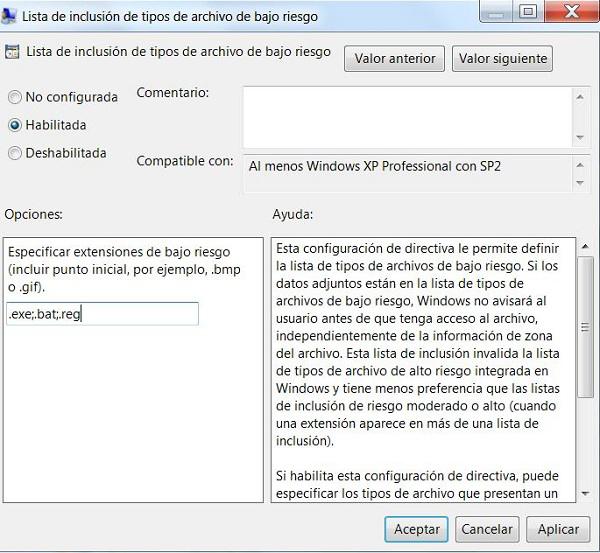 Cómo deshabilitar la ventana de confirmación en Windows 7