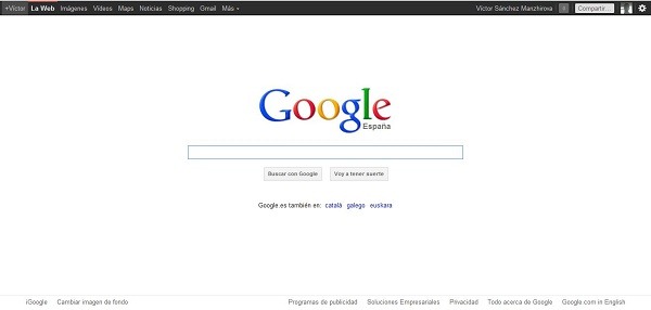 Google cambiará su página de inicio