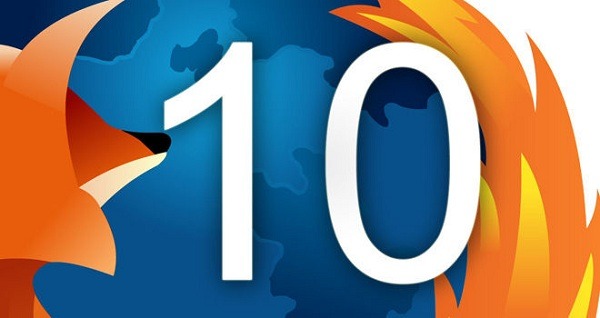 Actualización de Firefox 10
