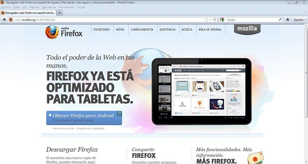 Mozilla corrige un fallo crí­tico en Firefox 10