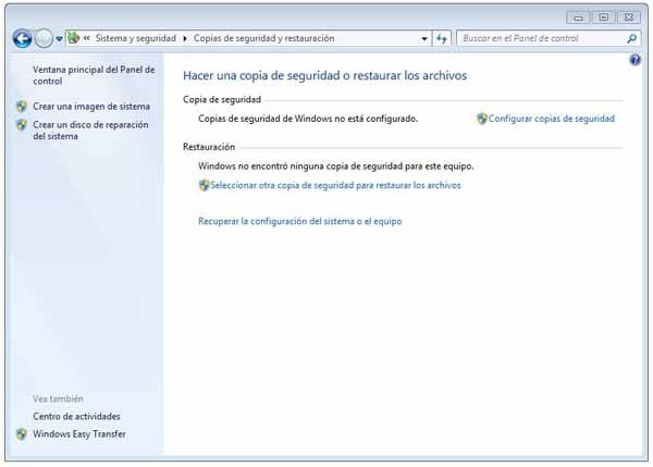 Cómo crear un disco de reparación en Windows 7