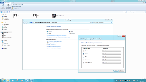 Cómo compartir archivos en red a través de Windows 8