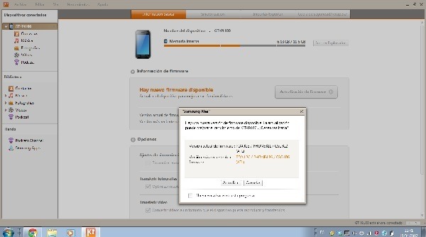 Actualización Samsung Galaxy S2