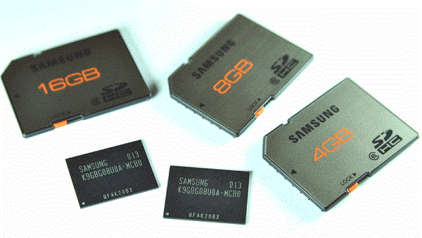 Chips NAND de Samsung