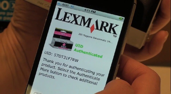 Lexmark ID, detecta cartuchos de tinta falsos con el móvil