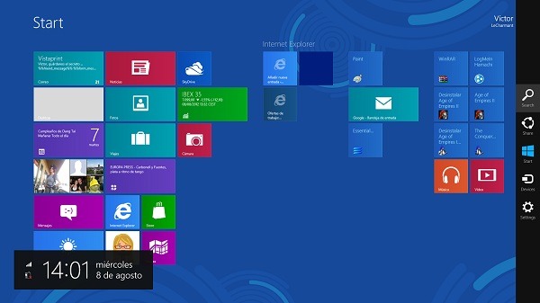 Usuarios de Windows 8