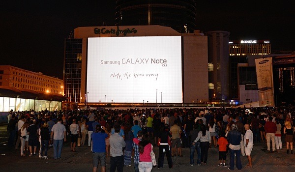 Samsung presenta el Galaxy Note 10.1 con un concierto gratuito de Carlos Jean