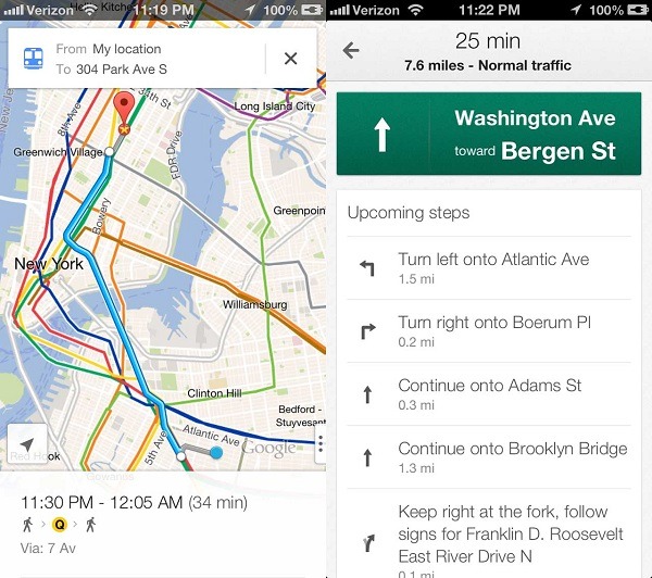 Google Maps para iOS