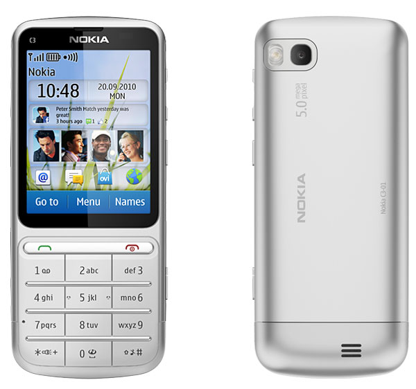 Nokia C3 Touch and Type, móvil sencillo con pantalla táctil y teclado