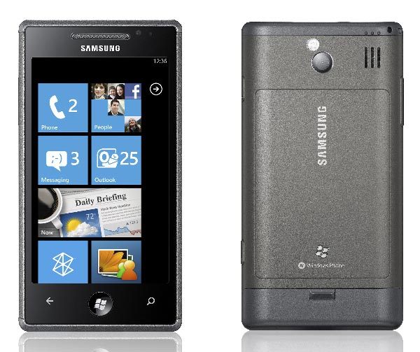 Samsung Omnia 7, primer móvil táctil de Samsung con Windows Phone 7